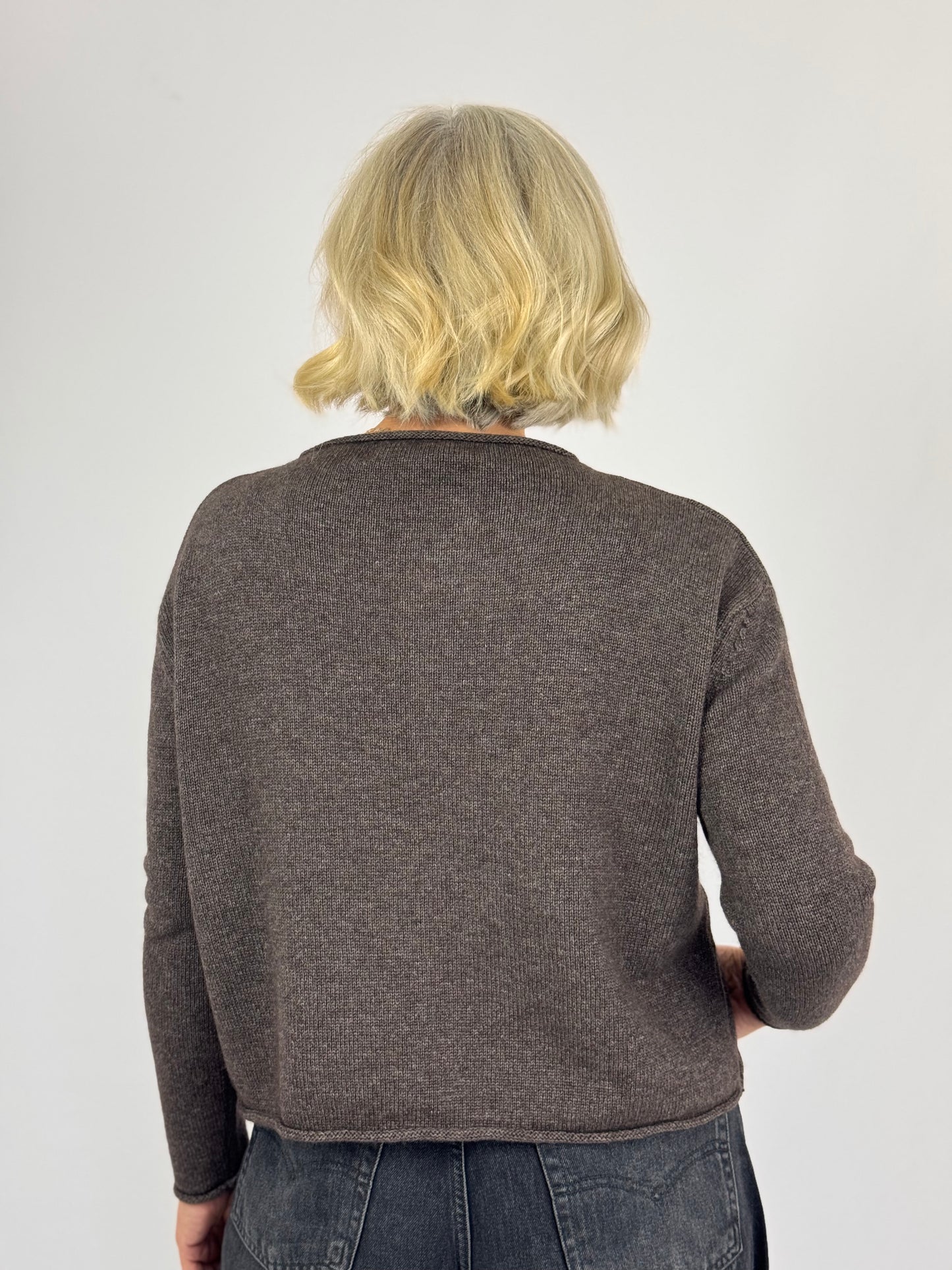 Cordelia James Pea Cash/Wool Jumper Otter
