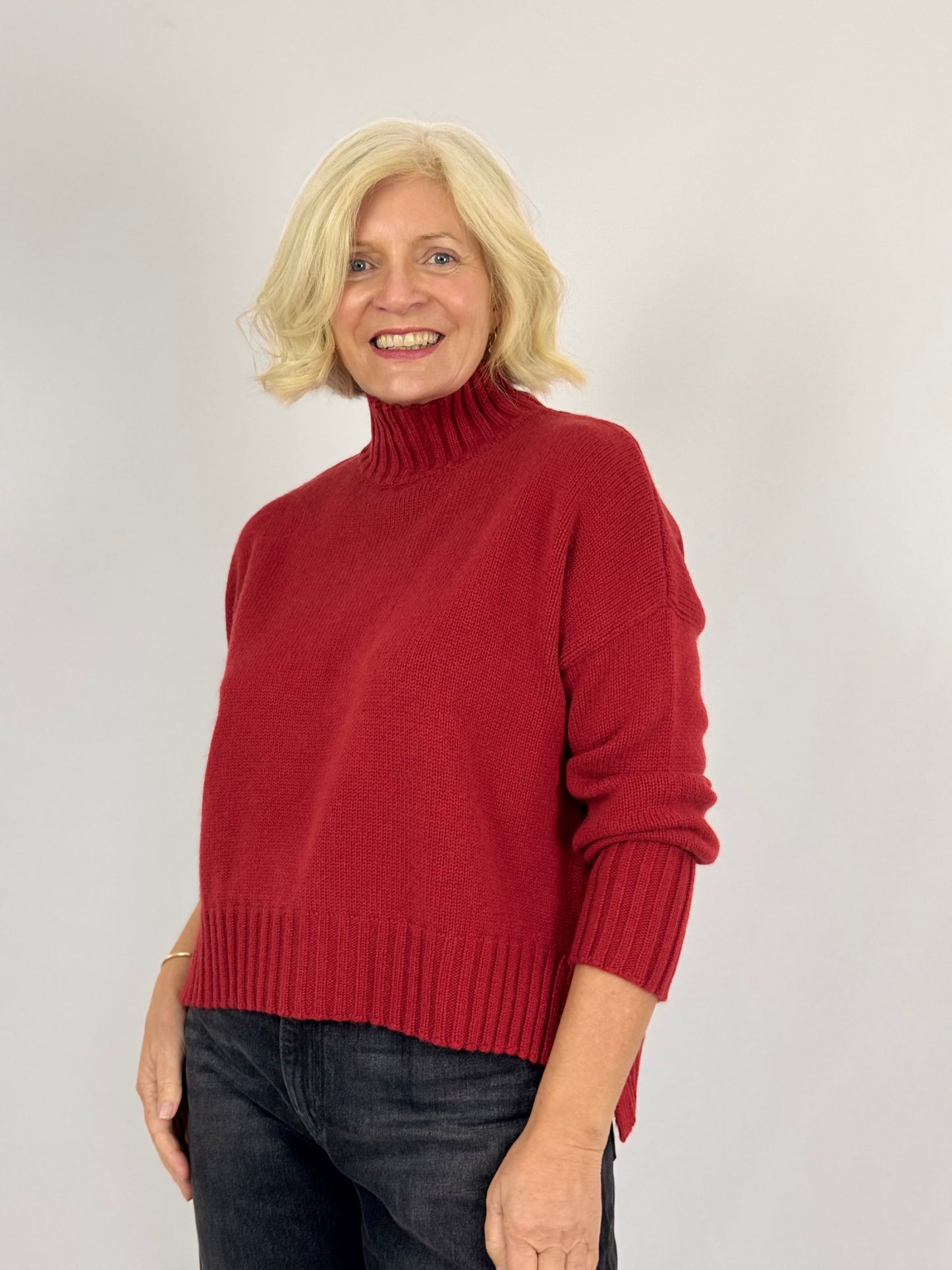 Cordelia James Sawyer Jumper Rust