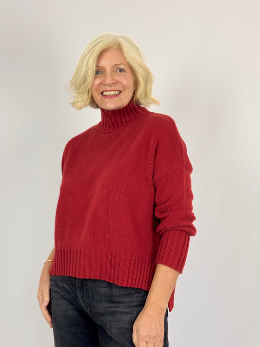 Cordelia James Sawyer Jumper Rust