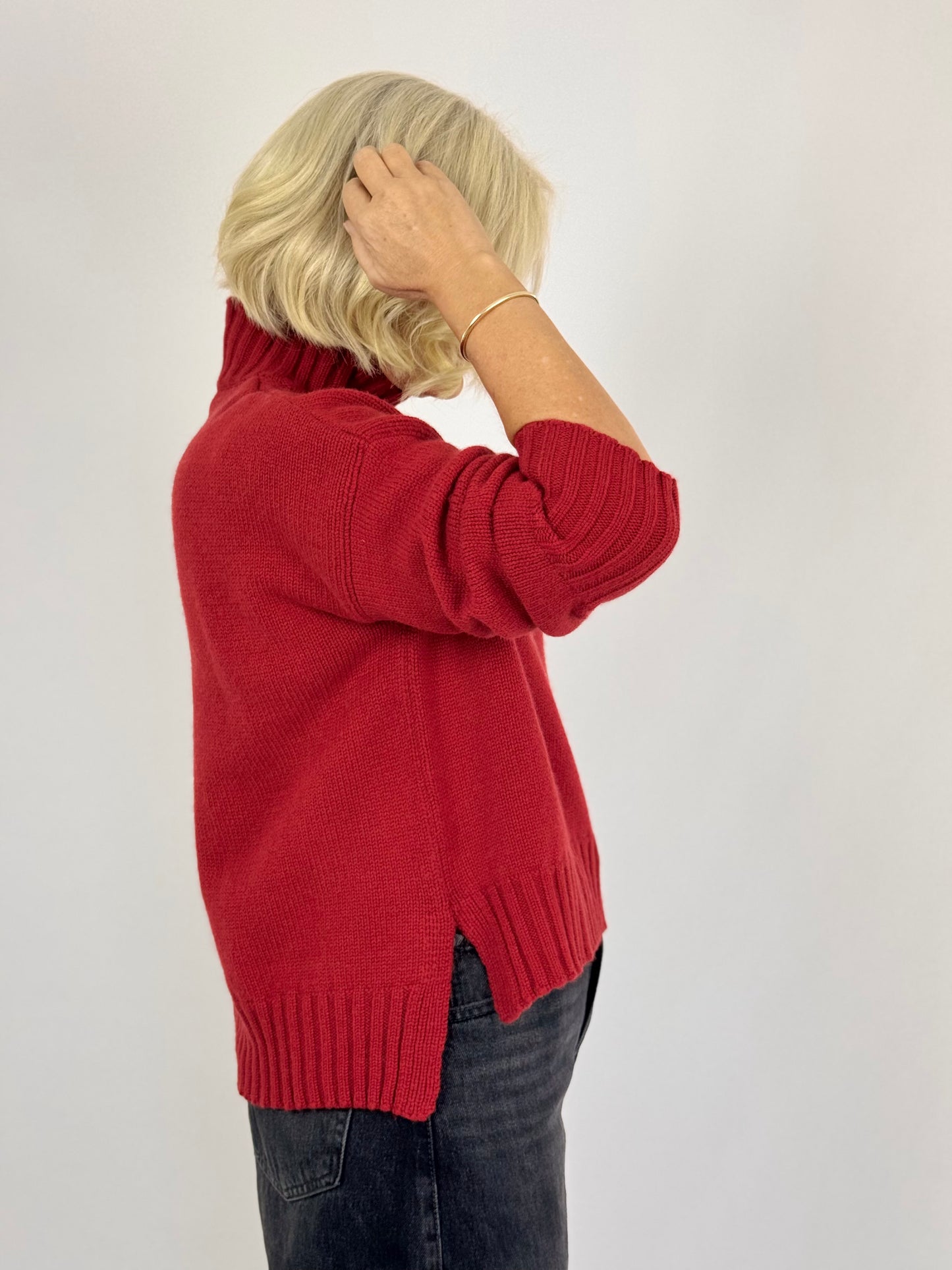 Cordelia James Sawyer Jumper Rust