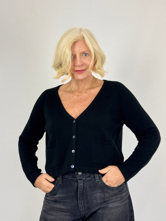 Cordelia James Everett Cardigan Black