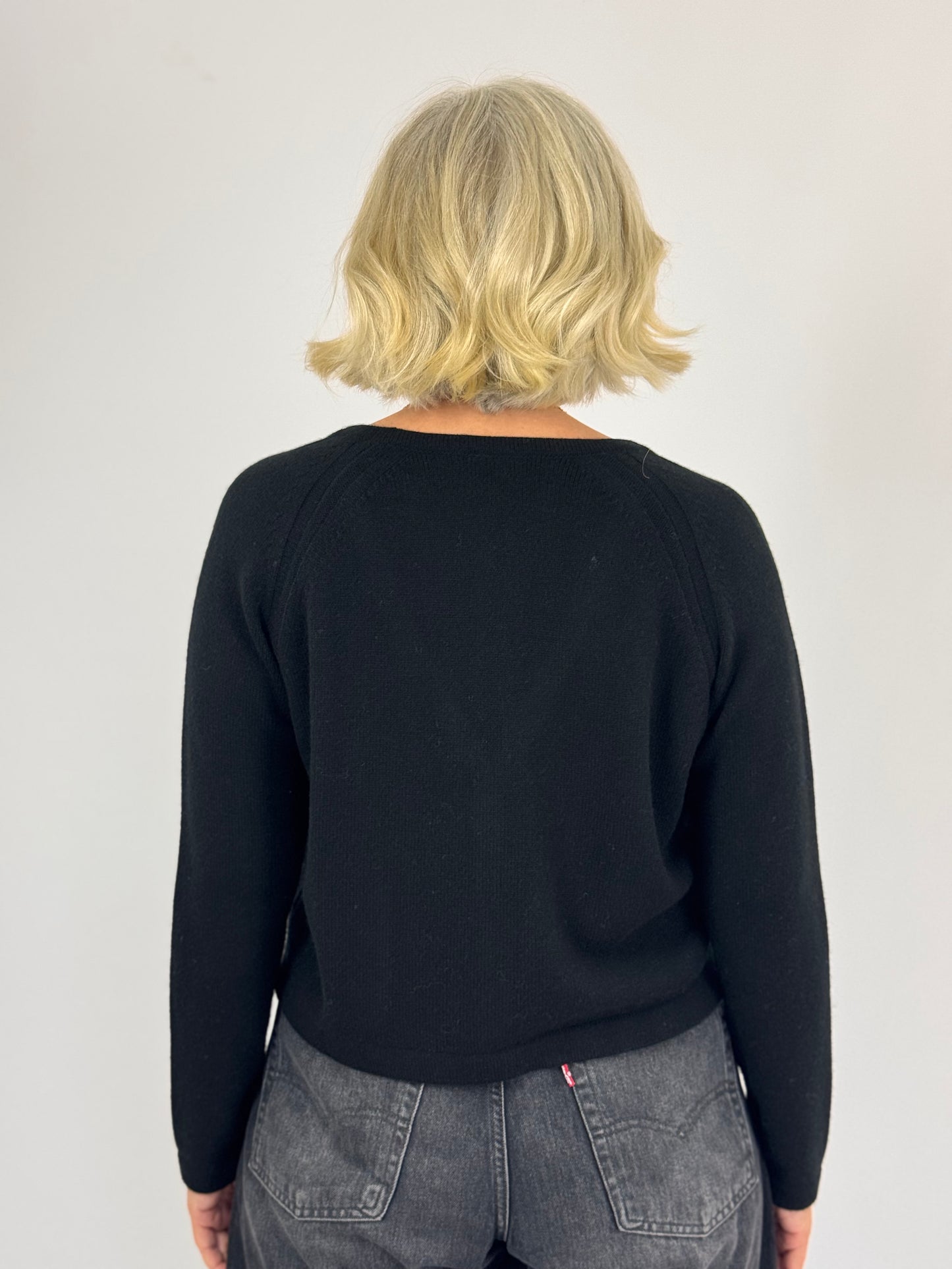 Cordelia James Everett Cardigan Black
