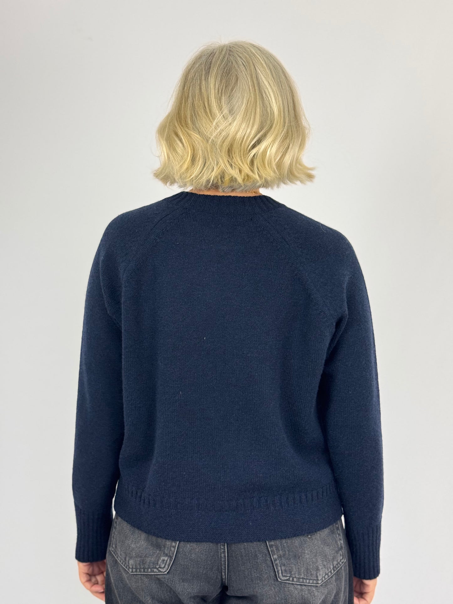 Cordelia James Devon Jumper Navy Marl