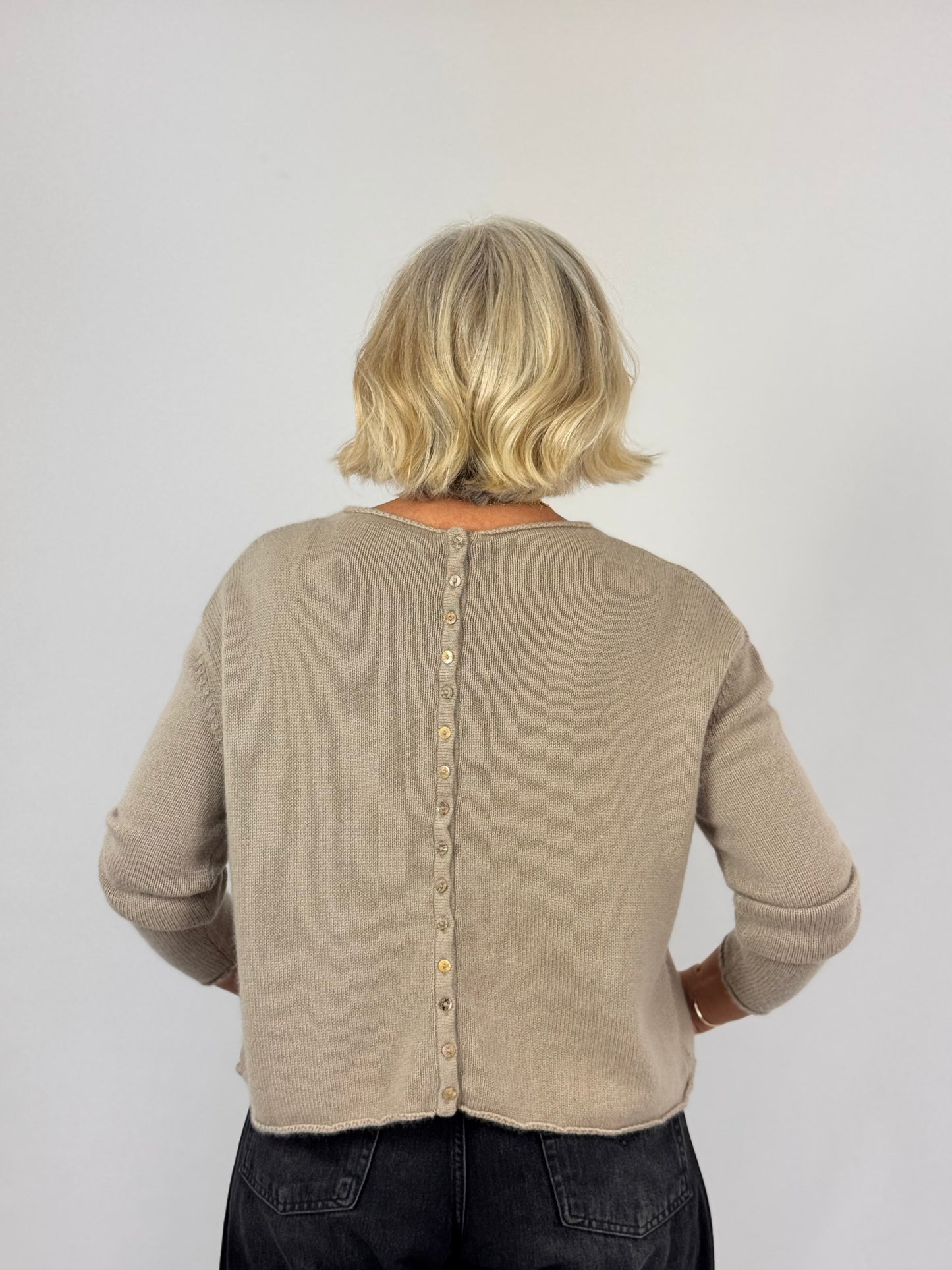 Cordelia James Gaga Cashmere Jumper Camel