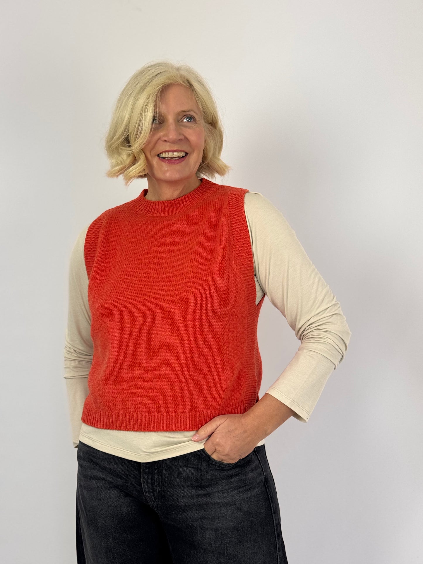 Cordelia James Lula Jumper Flame