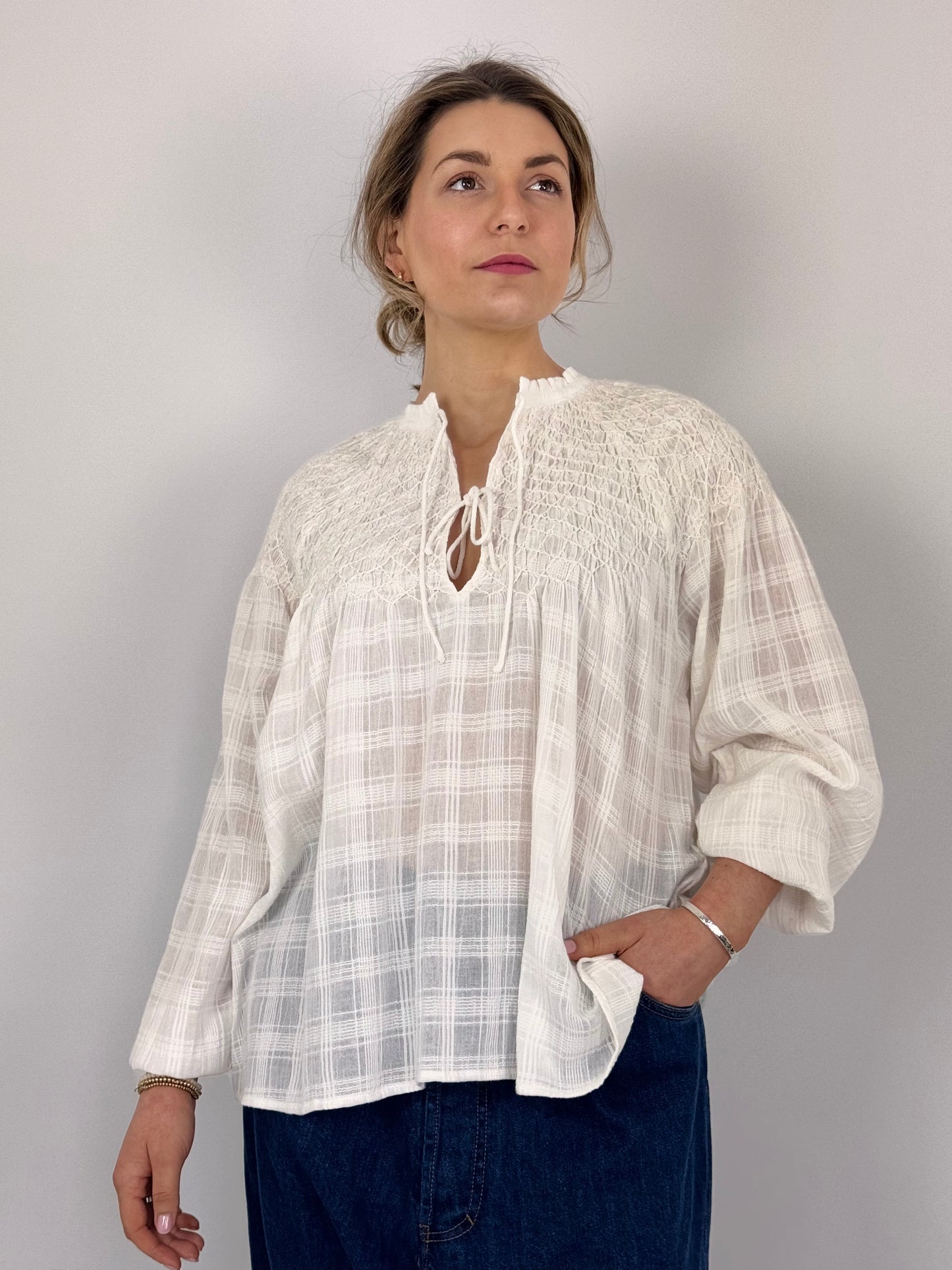 Louise Misha Nicoletta Blouse Snow