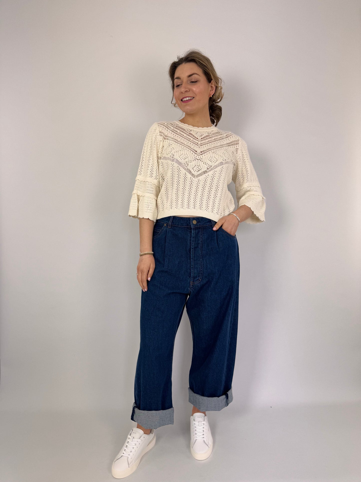 Louise Misha Croisette Jumper Cream