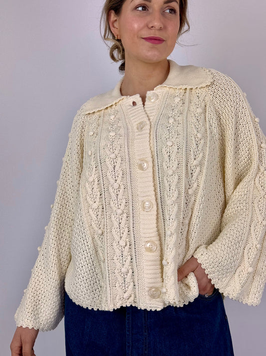 Louise Misha Khellane Cardigan Cream