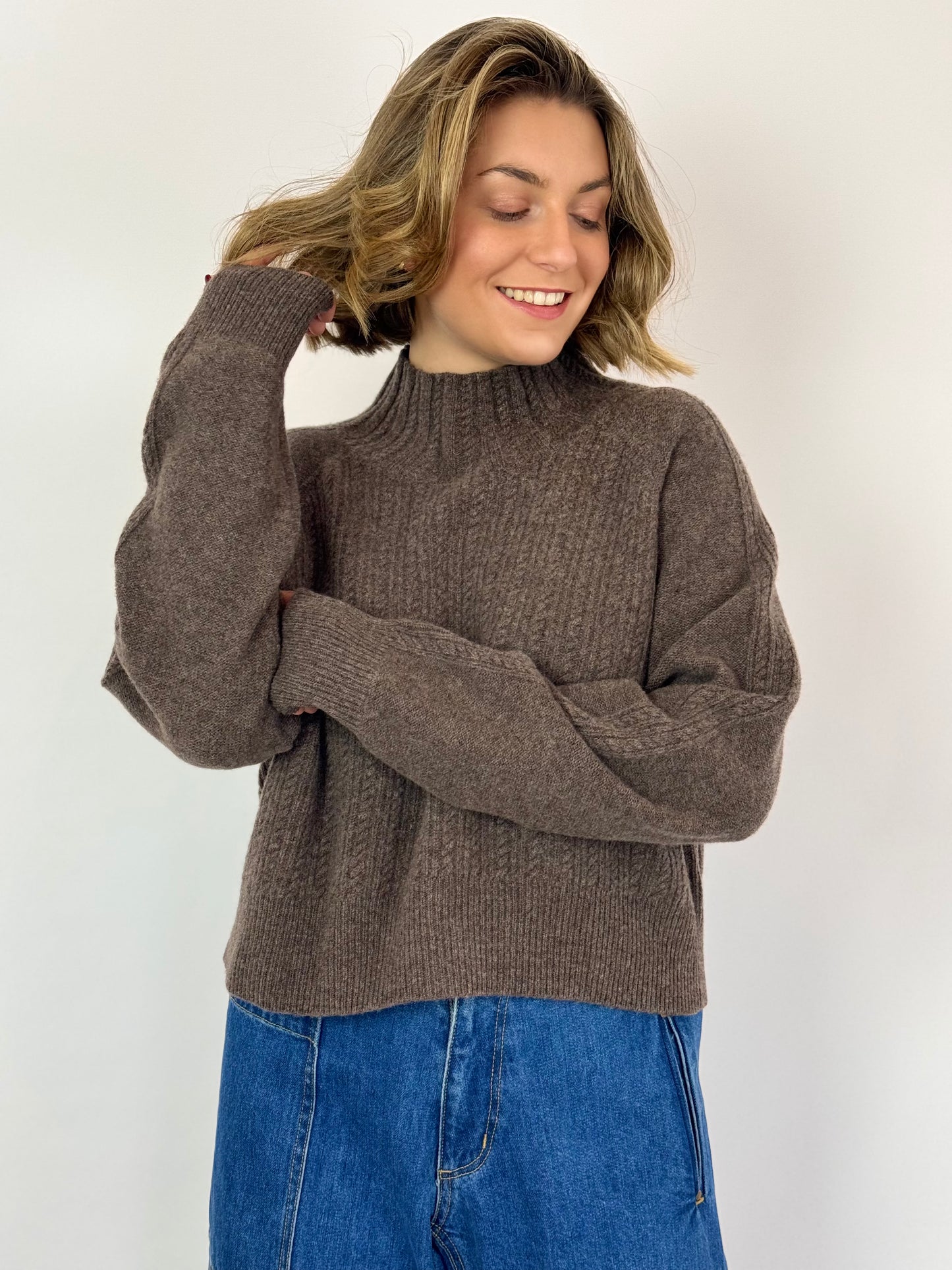 Cash-Ca W44 Jumper Carob
