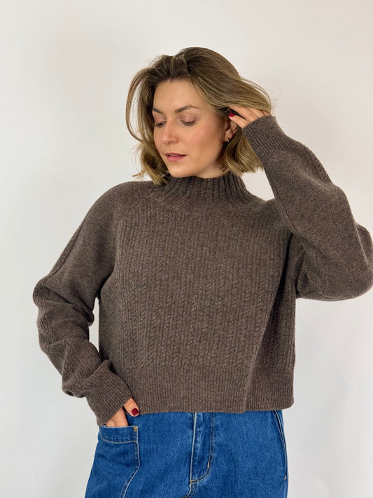Cash-Ca W44 Jumper Carob