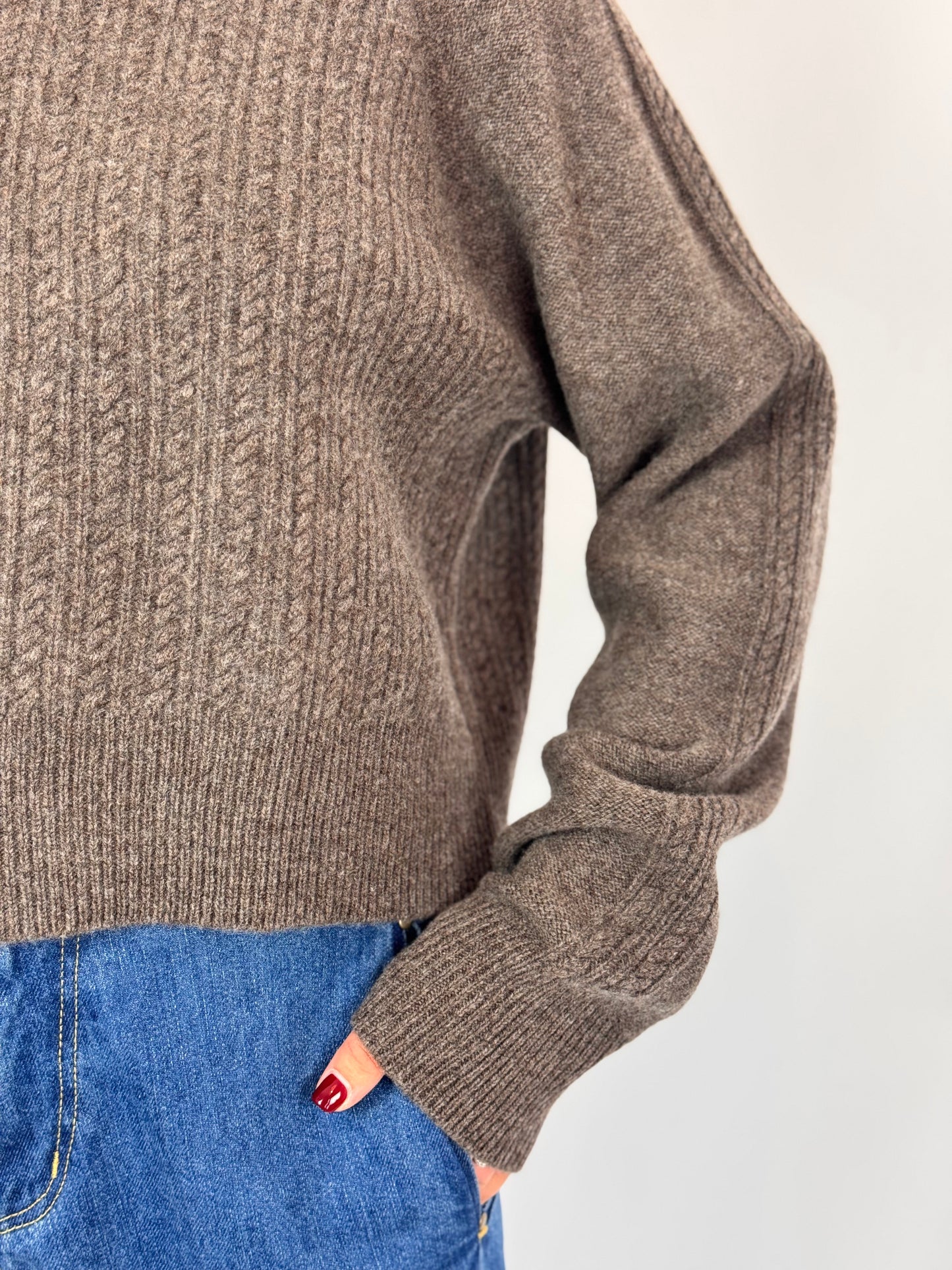 Cash-Ca W44 Jumper Carob
