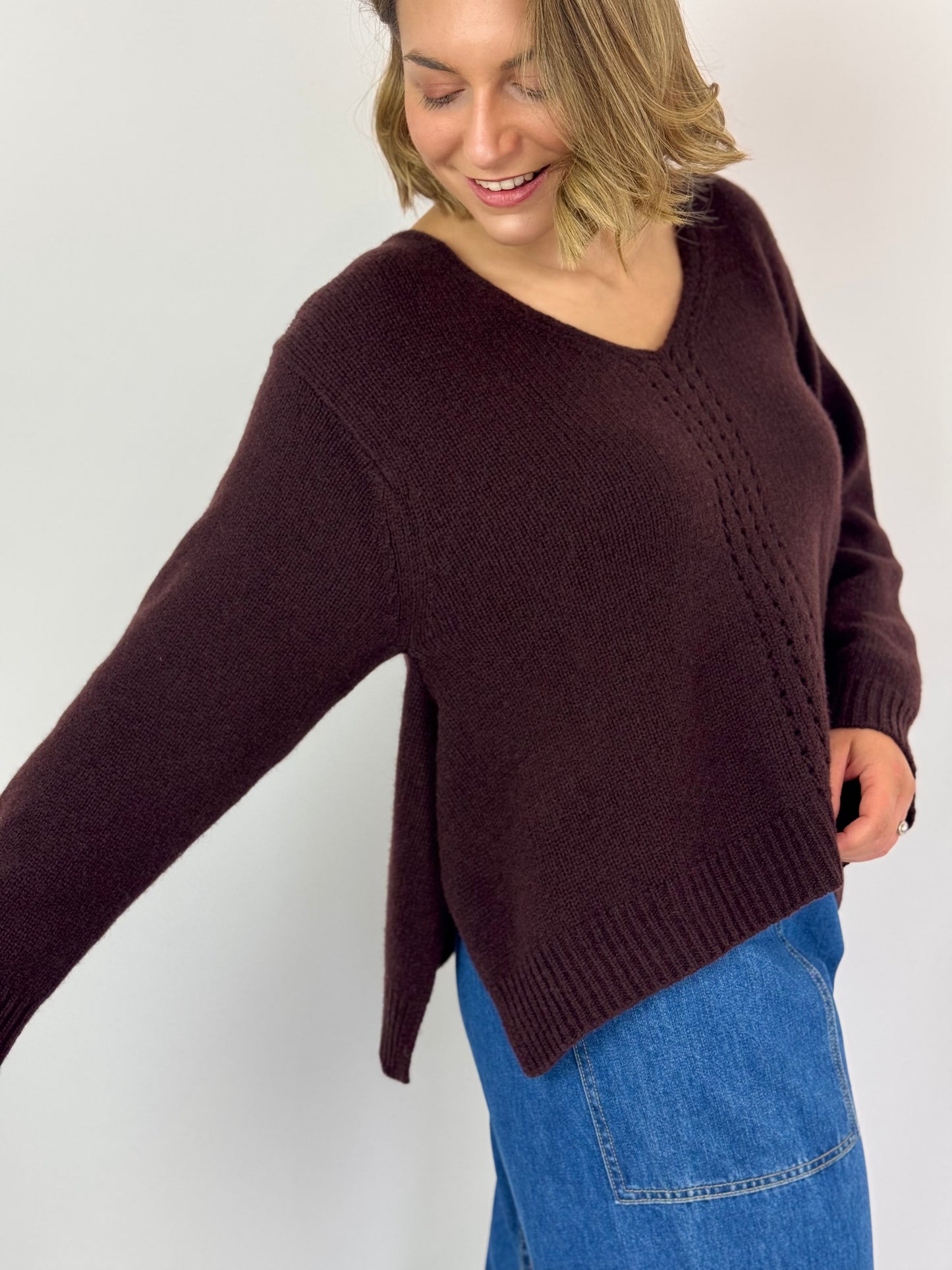 Cash-Ca W56 Jumper Aubergine