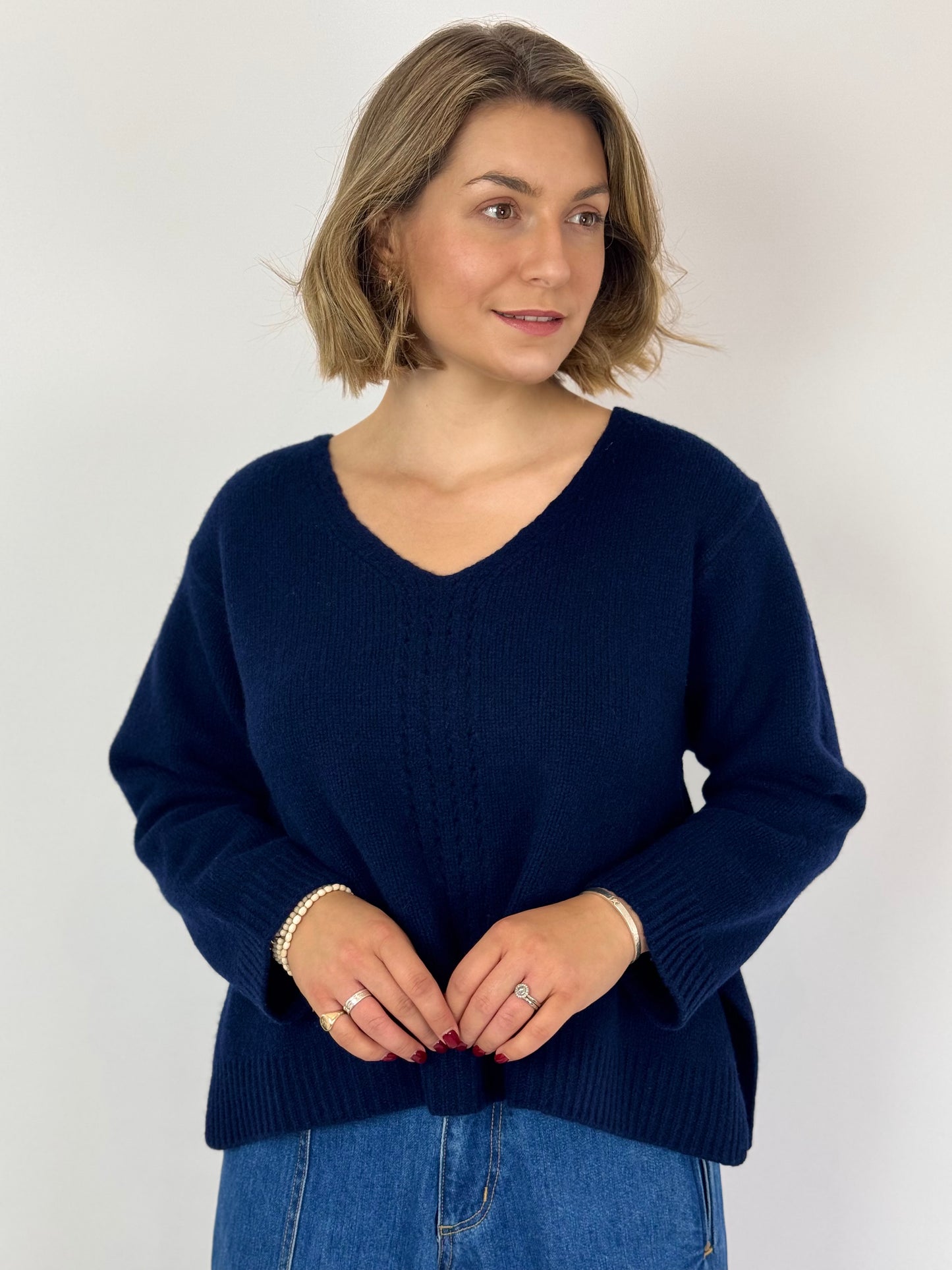 Cash-Ca W56 Jumper Navy
