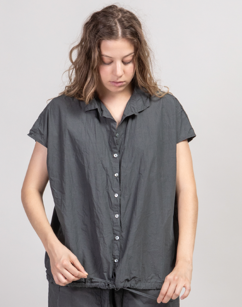 Album Di Famiglia 12_143 TC Drawstring Shirt Pebble PRE-ORDER