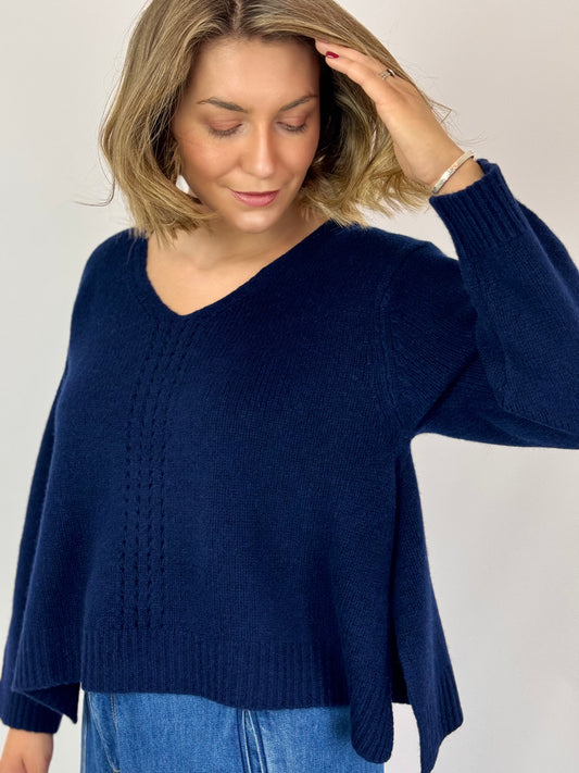 Cash-Ca W56 Jumper Navy
