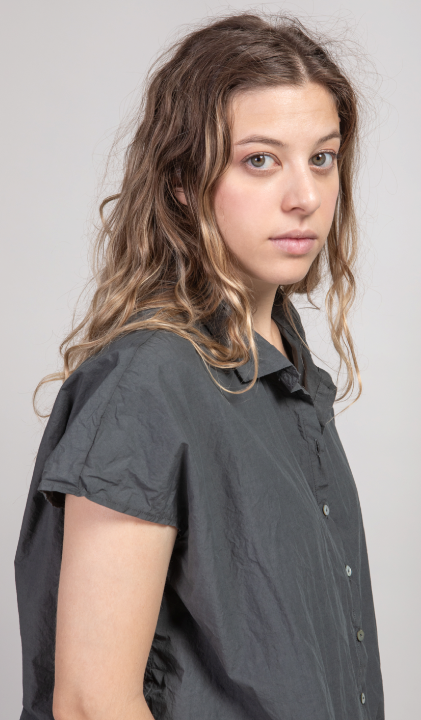 Album Di Famiglia 12_143 TC Drawstring Shirt Pebble PRE-ORDER