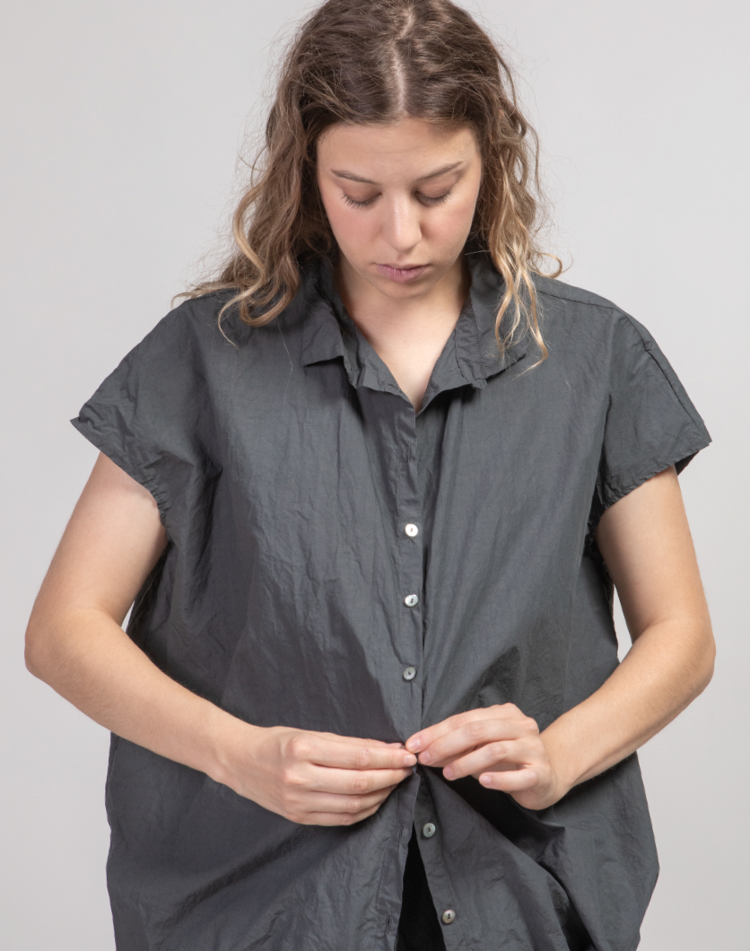 Album Di Famiglia 12_143 TC Drawstring Shirt Sage PRE-ORDER