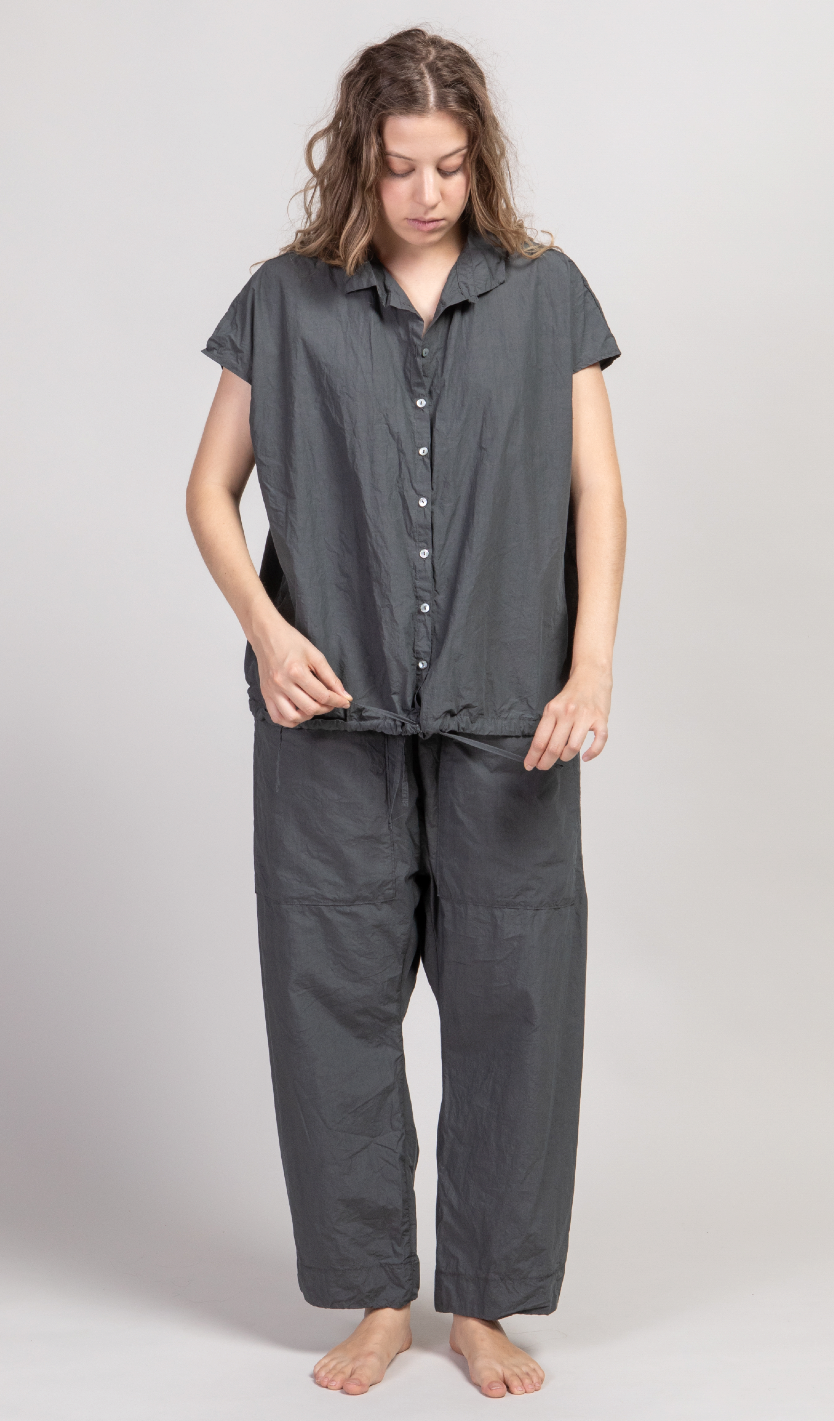 Album Di Famiglia 12_143 TC Drawstring Shirt Pebble PRE-ORDER