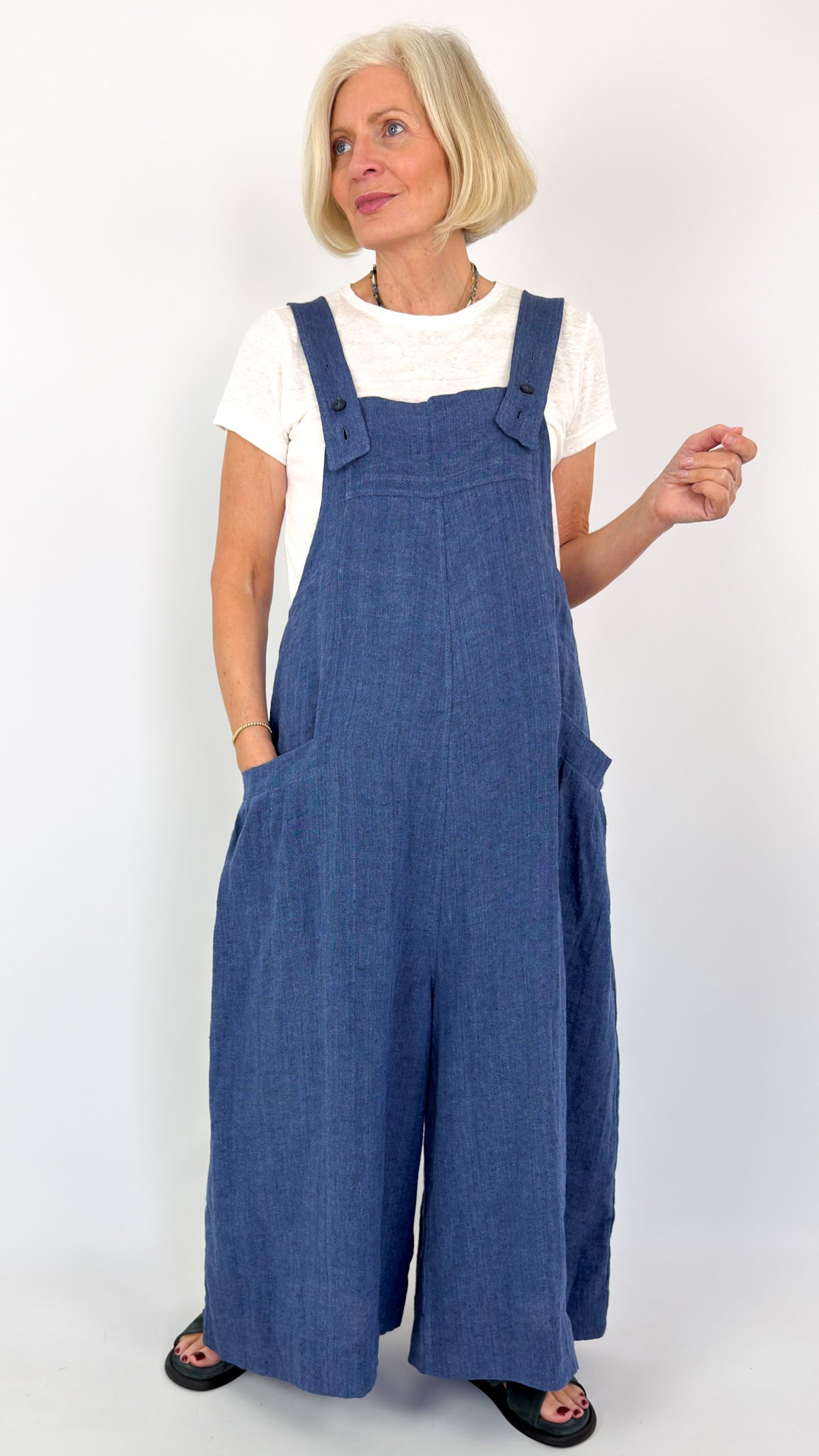 Mama b Martedi Jumpsuit Blue