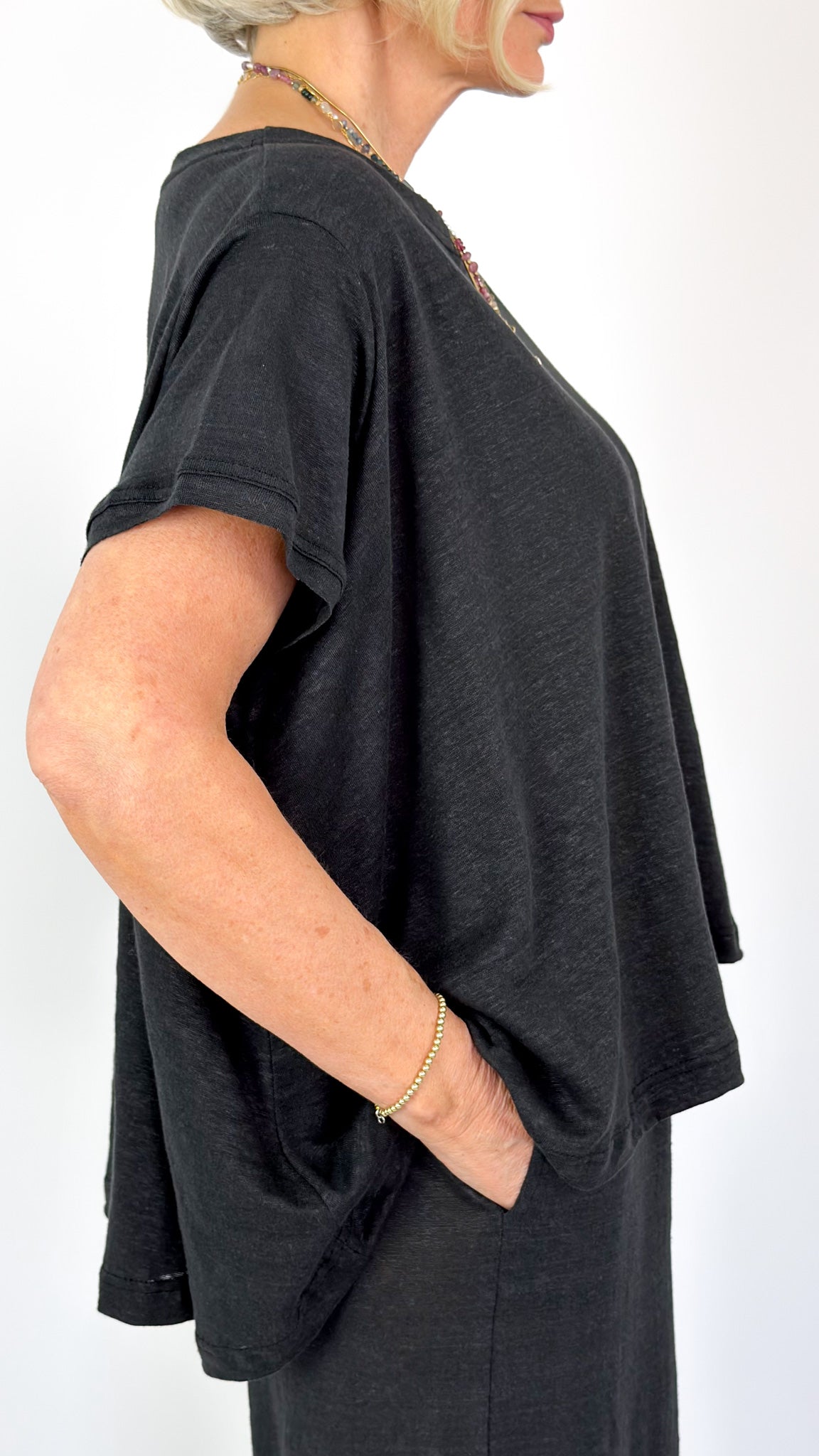 Mama b Greco T-Shirt Anthracite