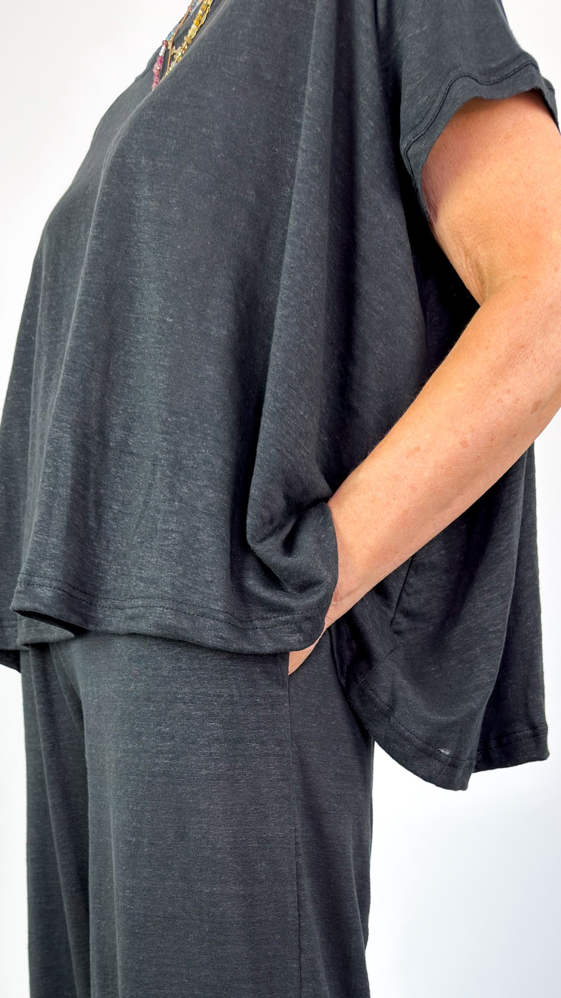 Mama b Greco T-Shirt Anthracite