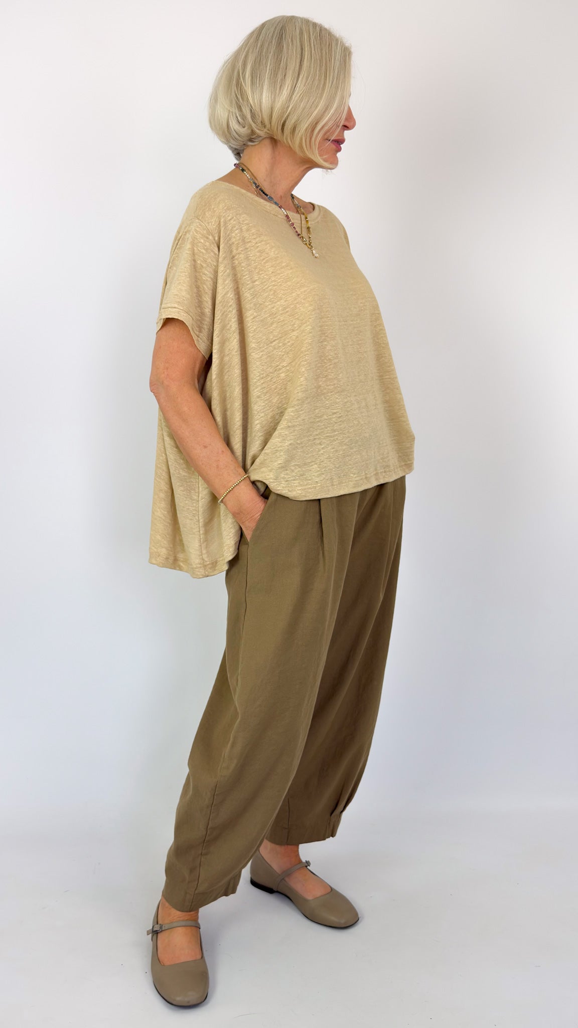 Mama b Greco T-Shirt Grano