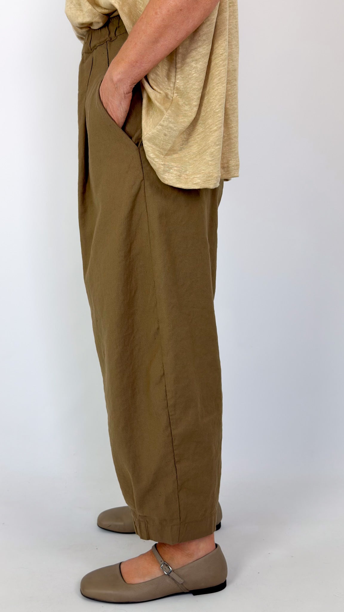 Mama b Bianco D Trousers Cumin Tboom