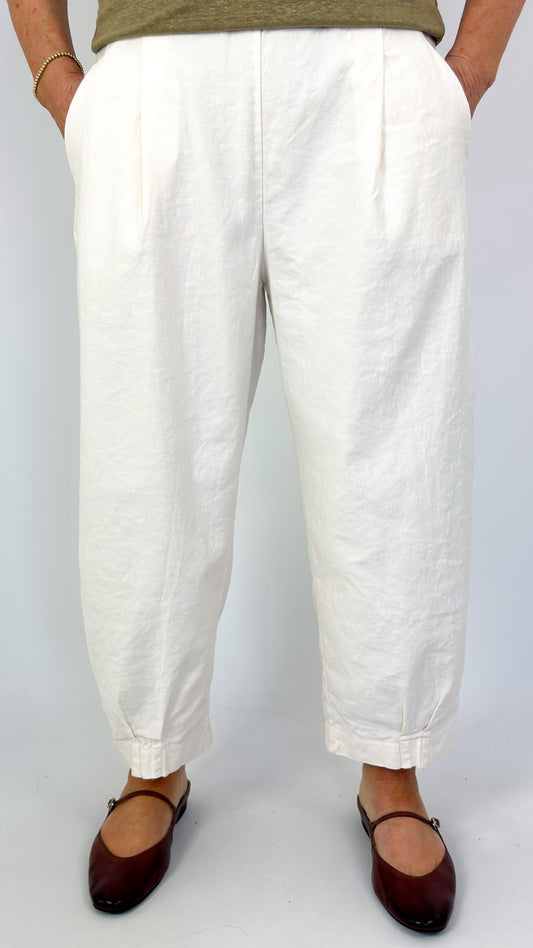 MB Bianco D Trousers Latte Tboom