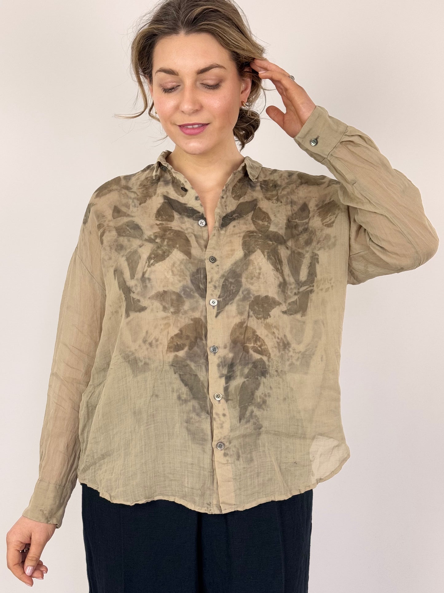 Pas De Calais 6639 Blouse Beige