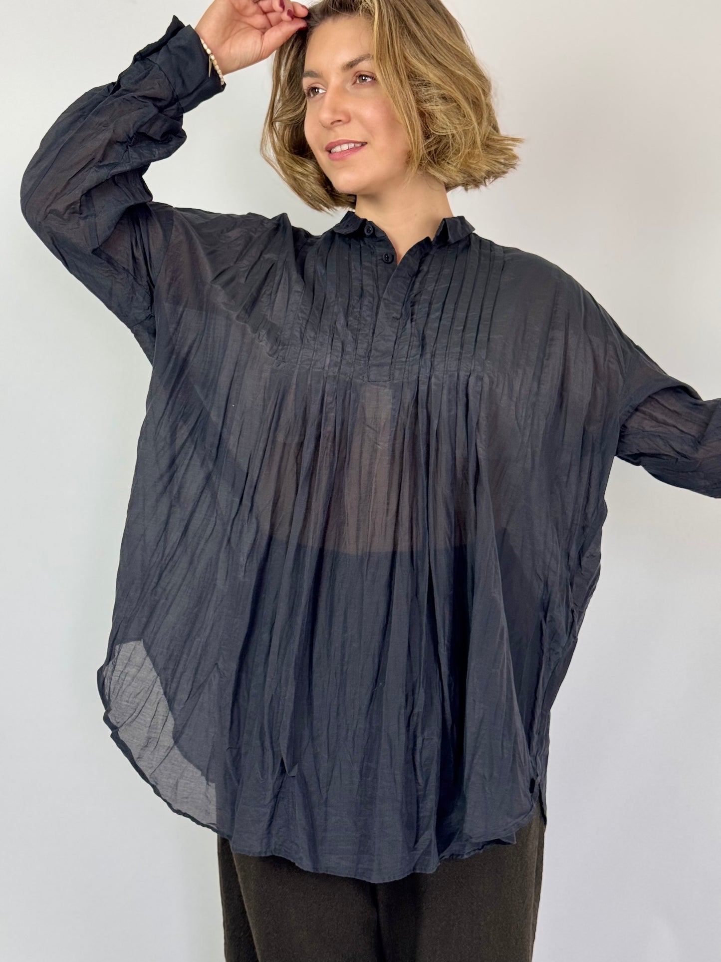 Pas De Calais 6686 Blouse Navy