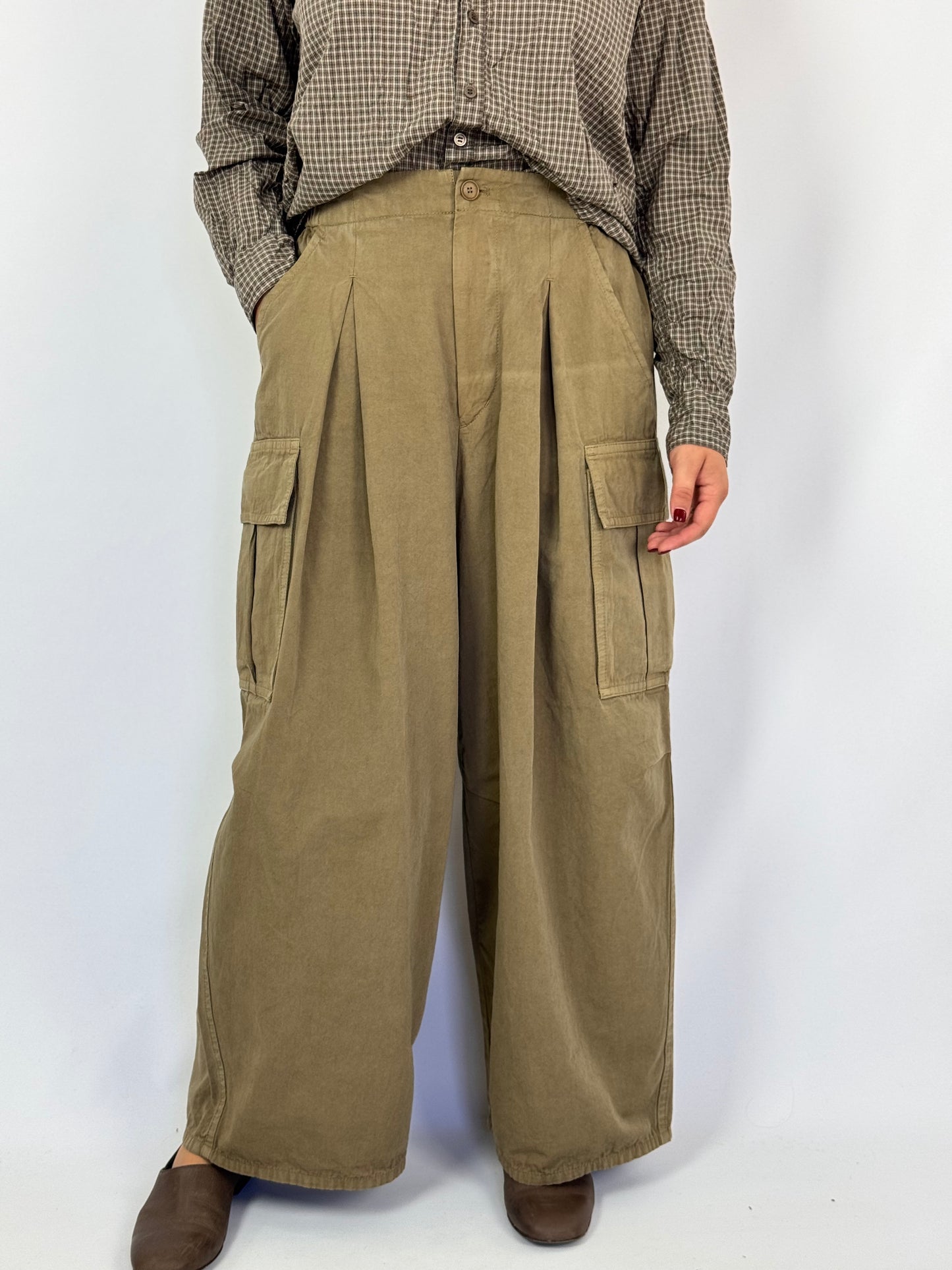 Pas De Calais 8612 Cargo Trousers Beige
