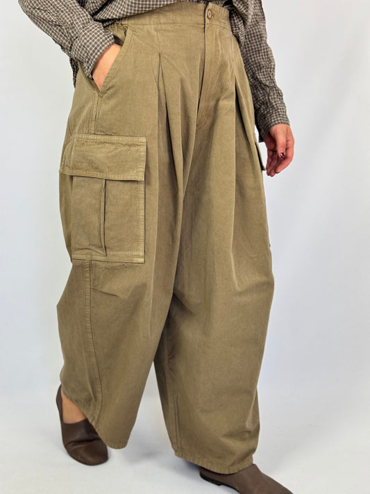 Pas De Calais 8612 Cargo Trousers Beige