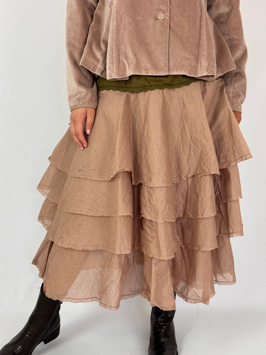 Ewa i Walla Tine Skirt Taupe