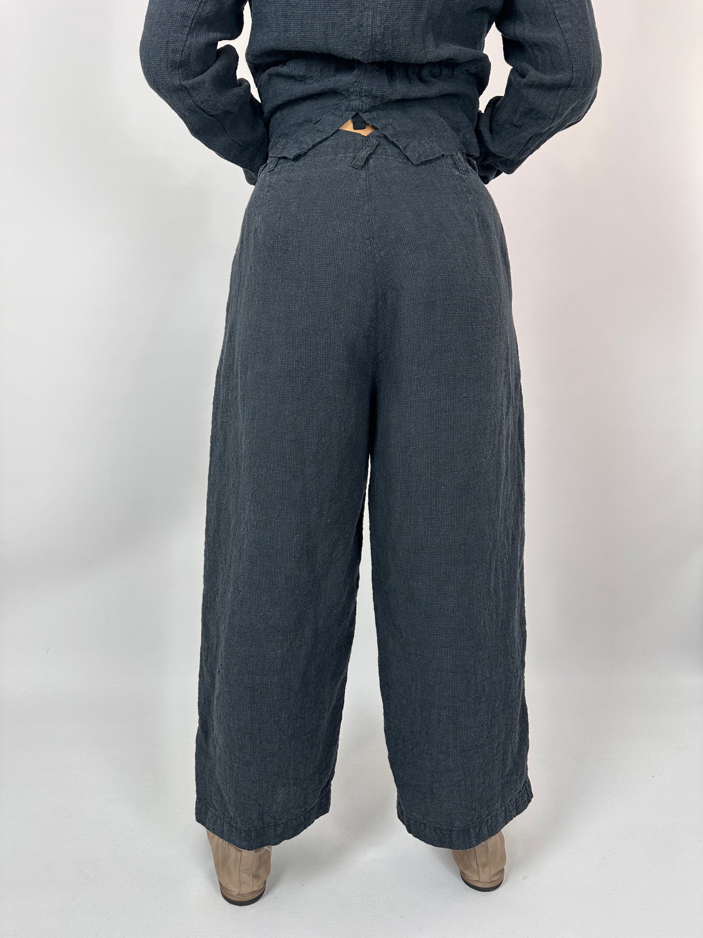 PDC 8401 Wide Trousers Charcoal