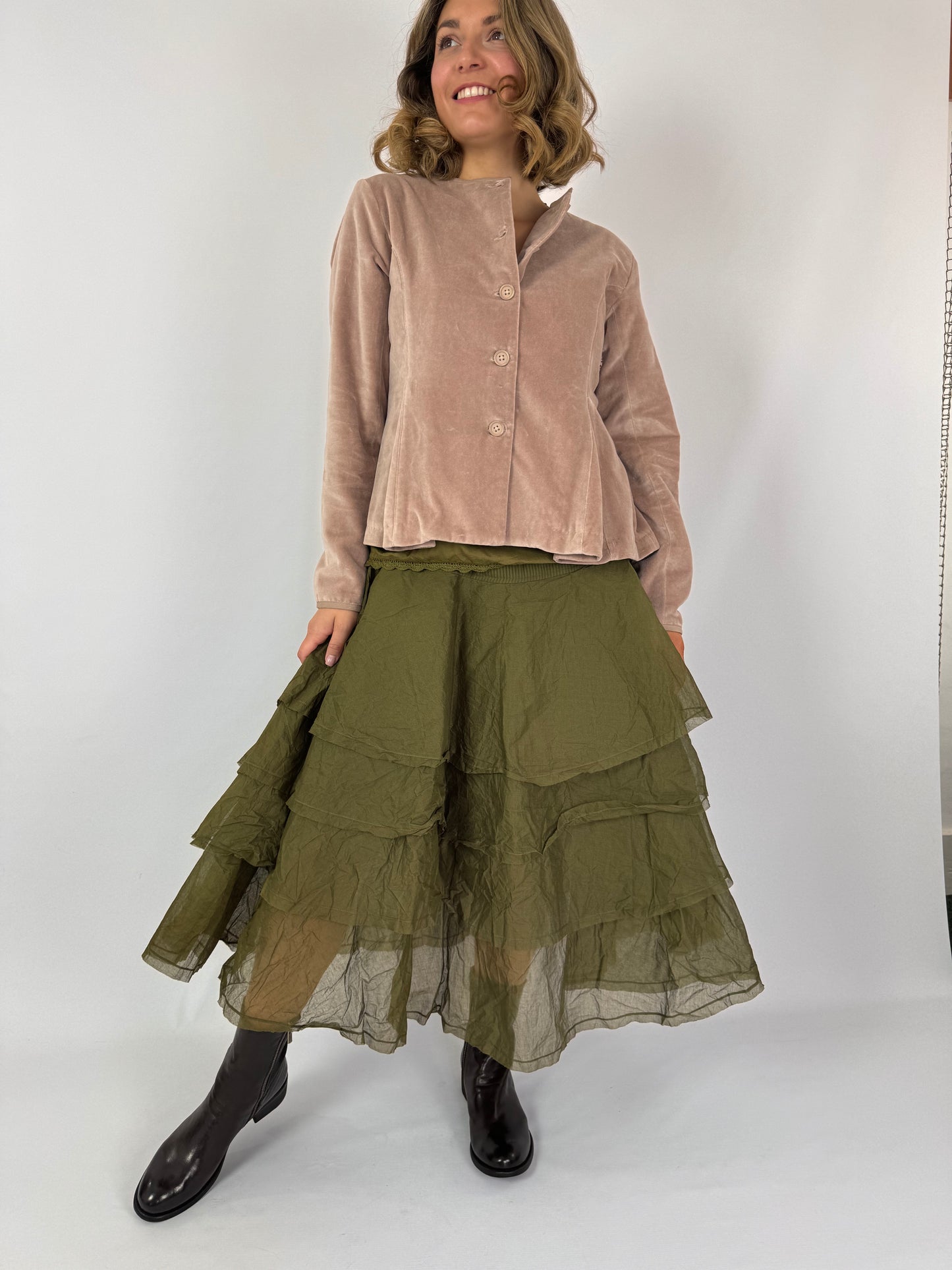 Ewa i Walla Tine Skirt Olive