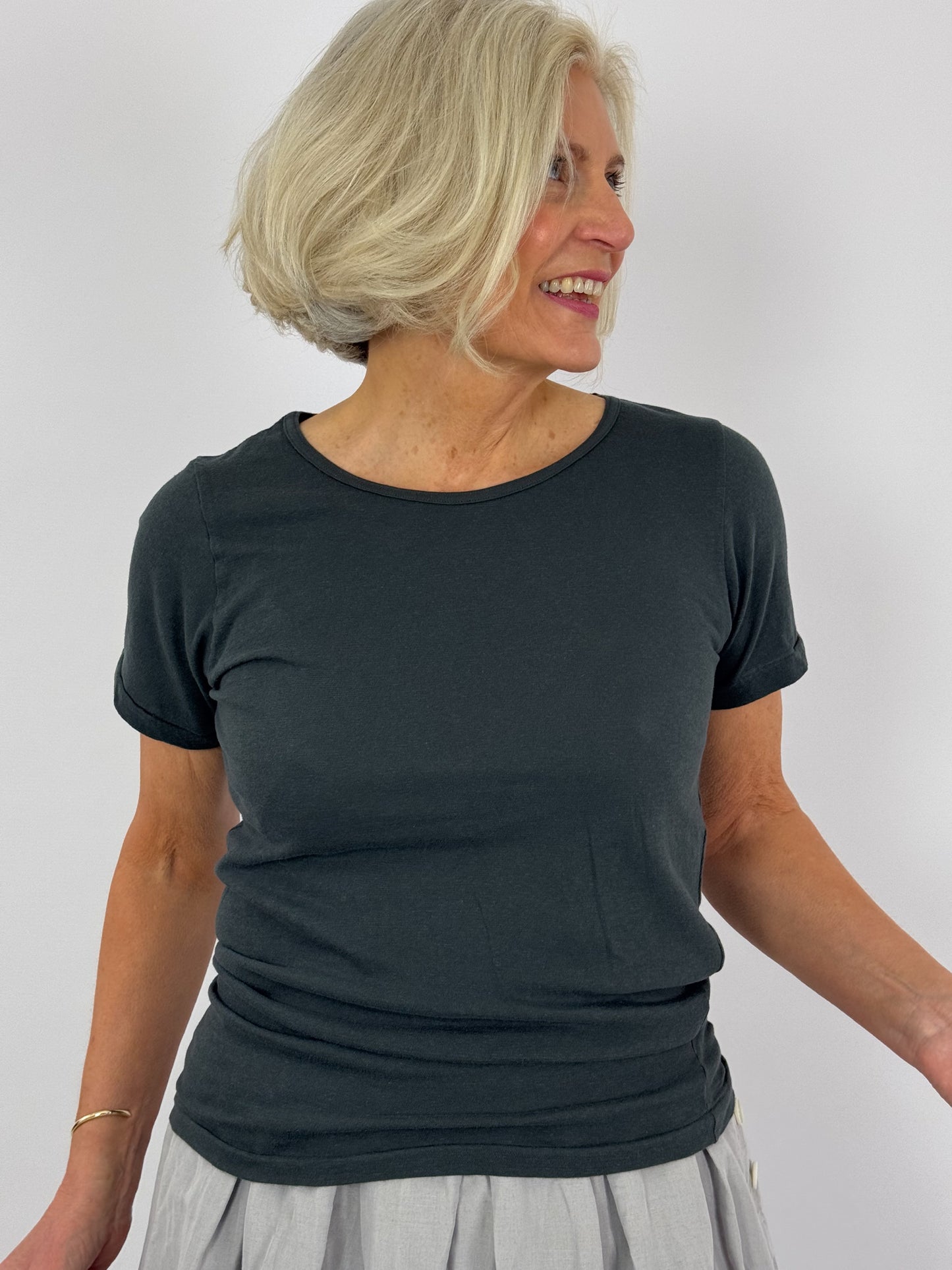 Pas De Calais 1157 T-Shirt Charcoal