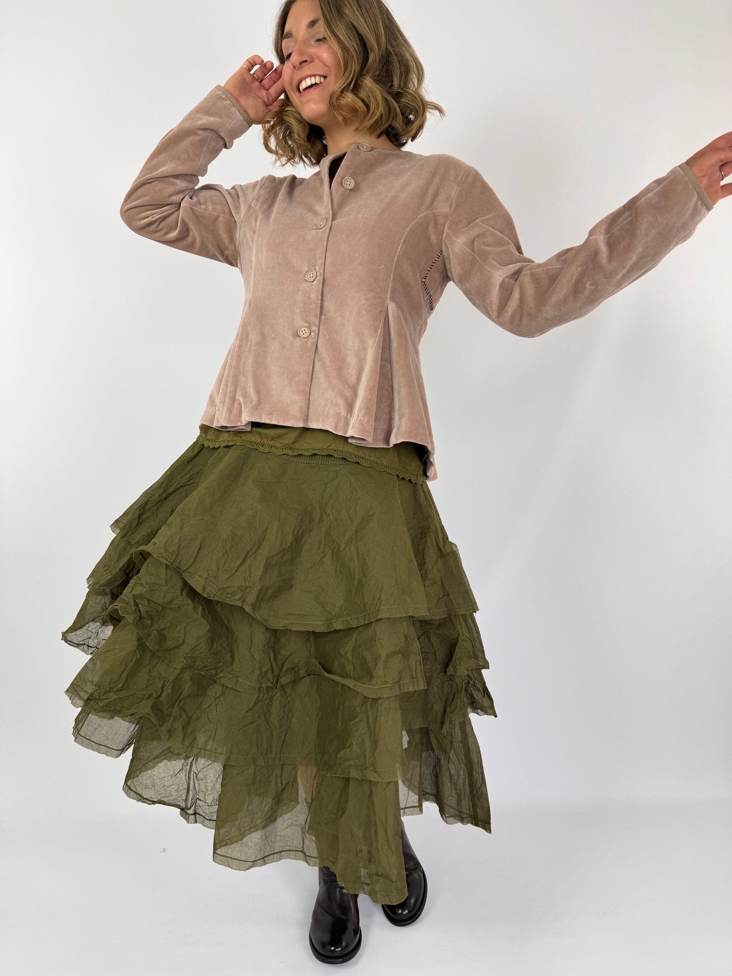 Ewa i Walla Tine Skirt Olive