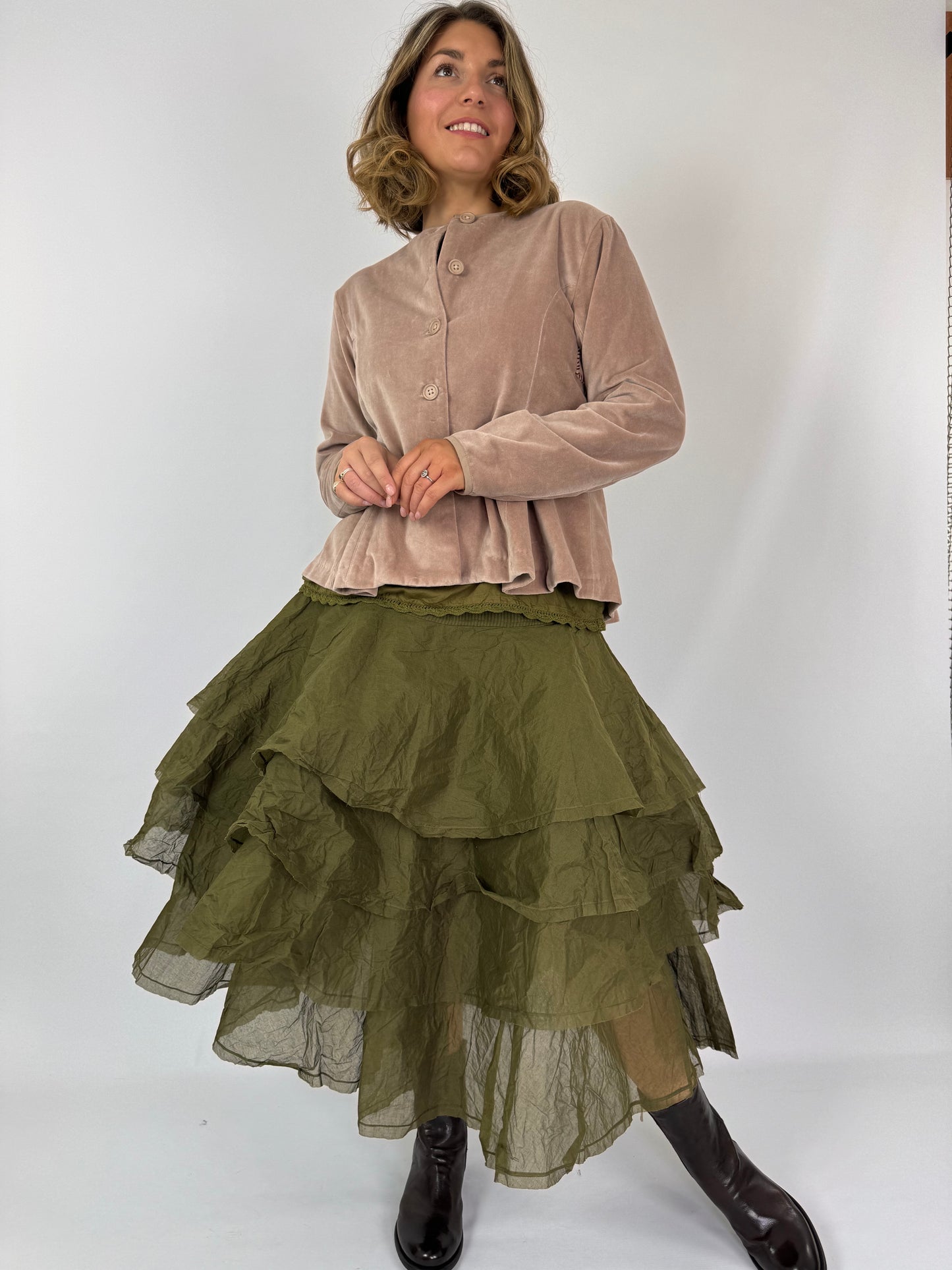 Ewa i Walla Tine Skirt Olive