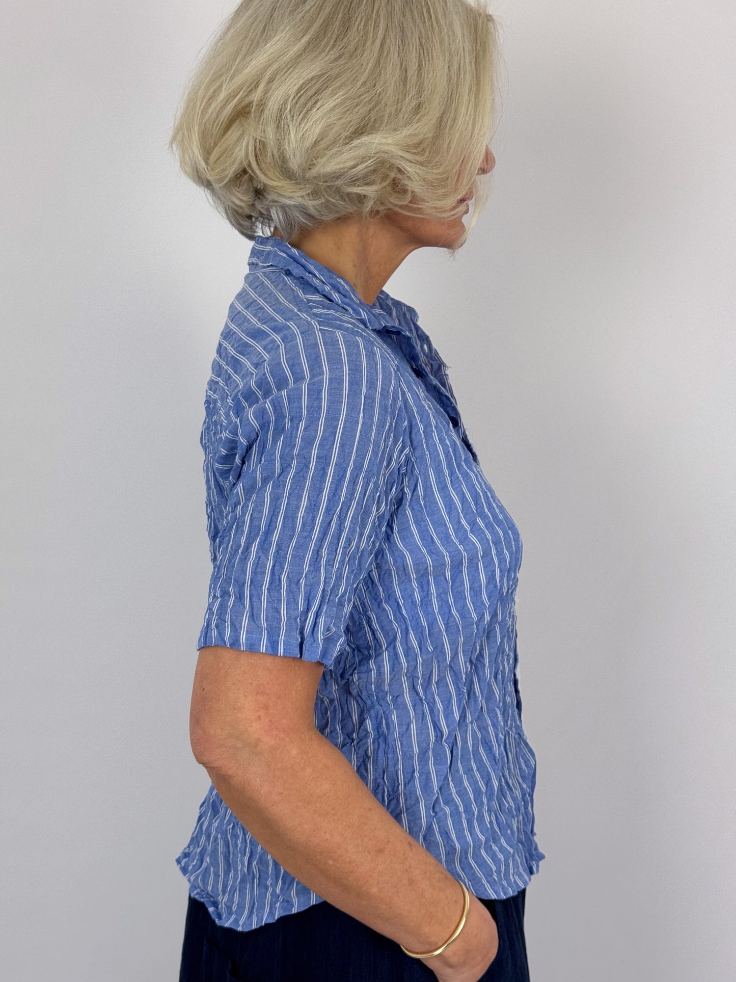 Pas De Calais 6795 Blouse Saxe Blue