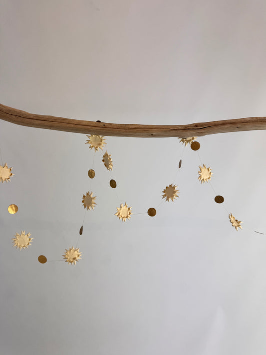 A World of Craft Kotte Dot Garland White/Gold