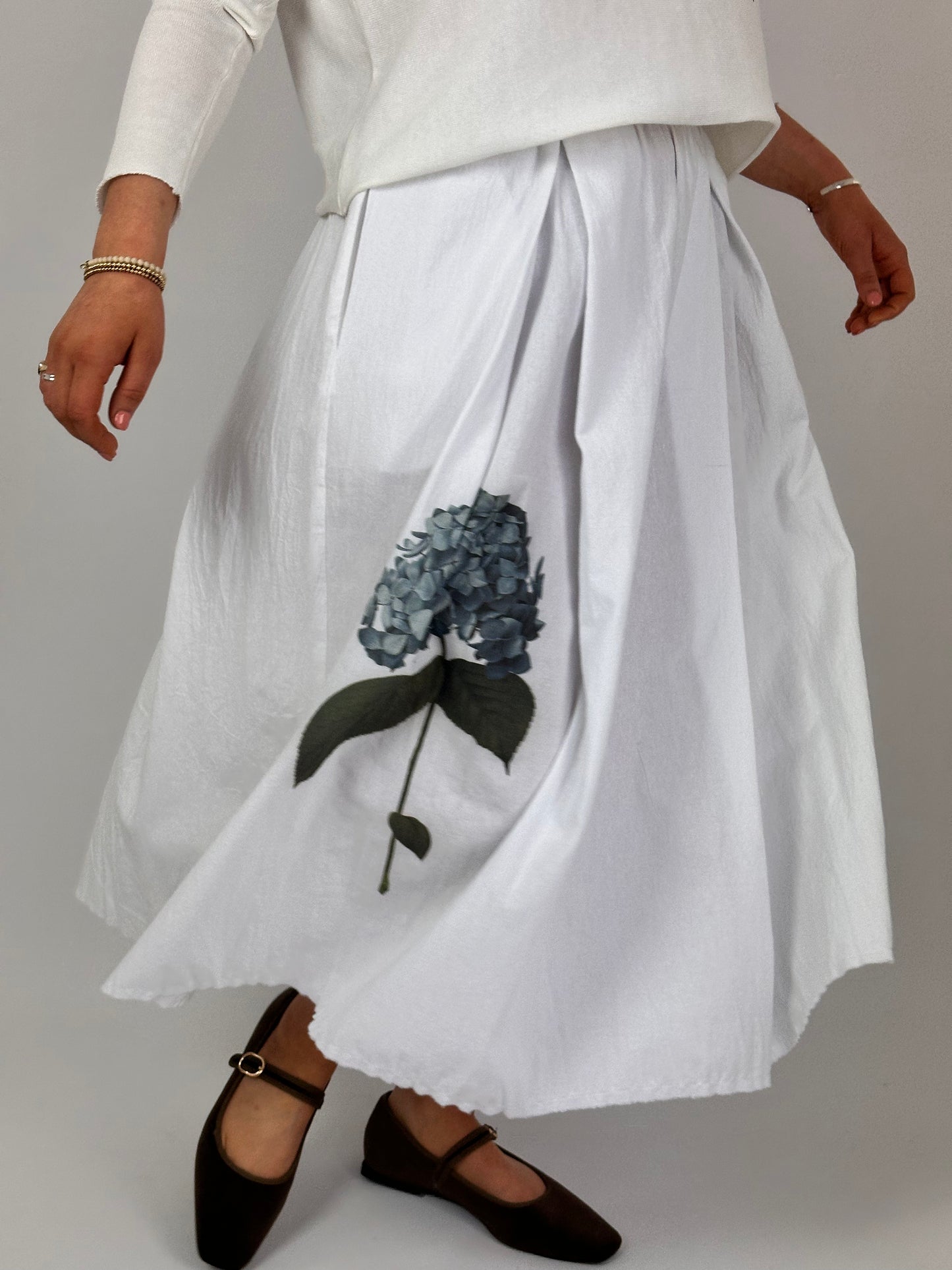 Officinae Peighe Botanical Skirt White