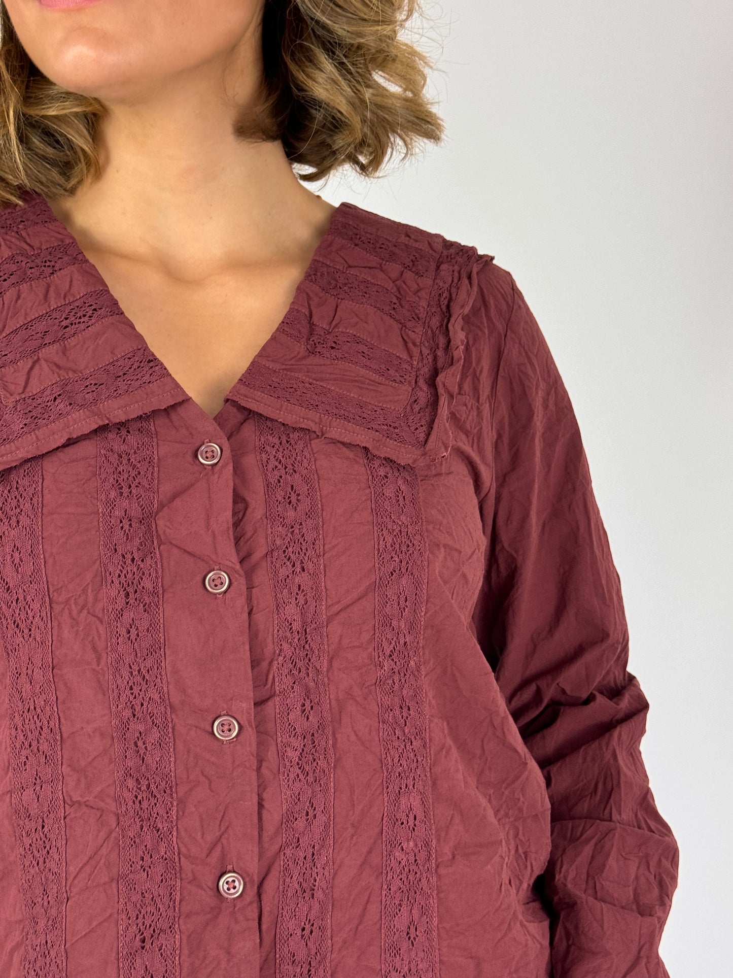 Ewa i Walla Valfrid Blouse Burgundy