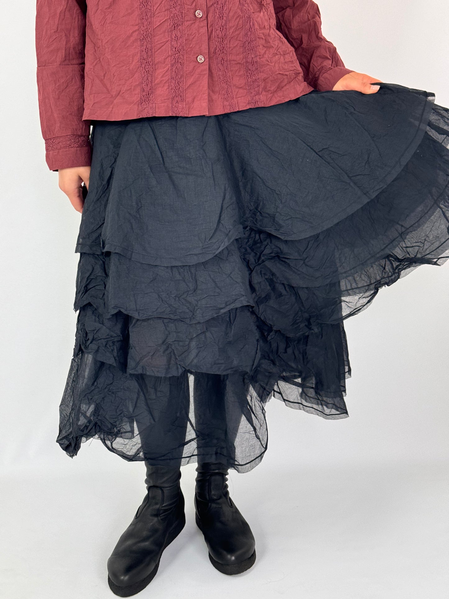 Ewa i Walla Tine Skirt Black