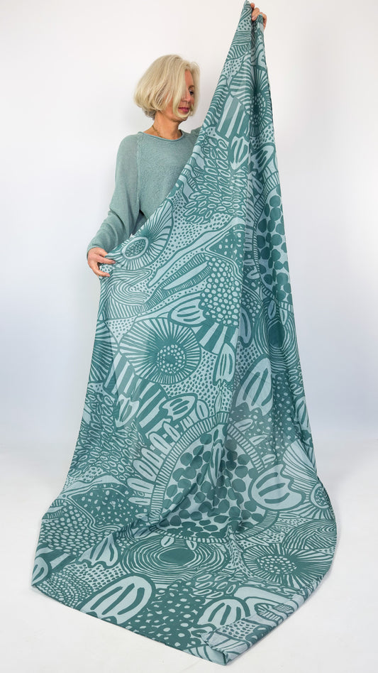 Rundholz Black Label 1408 Scarf Grass Print