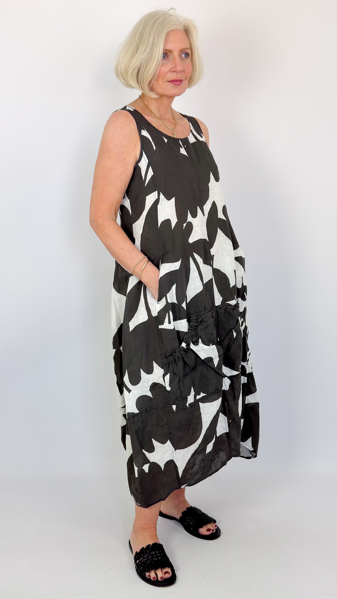 Rundholz Black Label 3550902 Dress Black Print