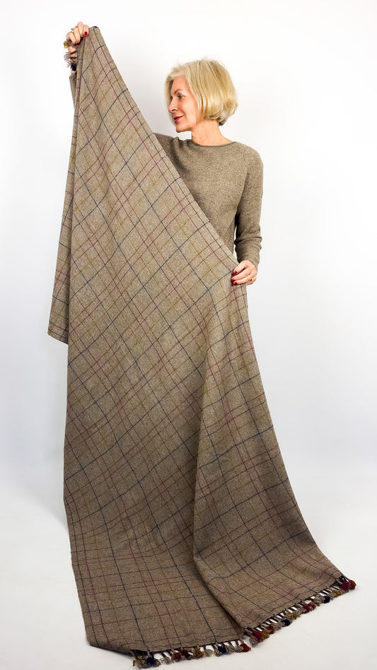 Weaves & Blends Rainbow Scarf Yak