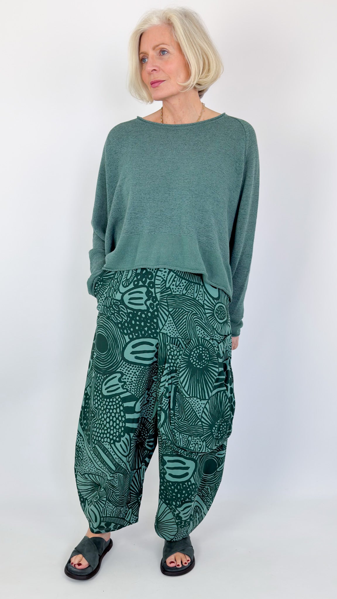 Rundholz Black Label 0114 Trousers Tree Print