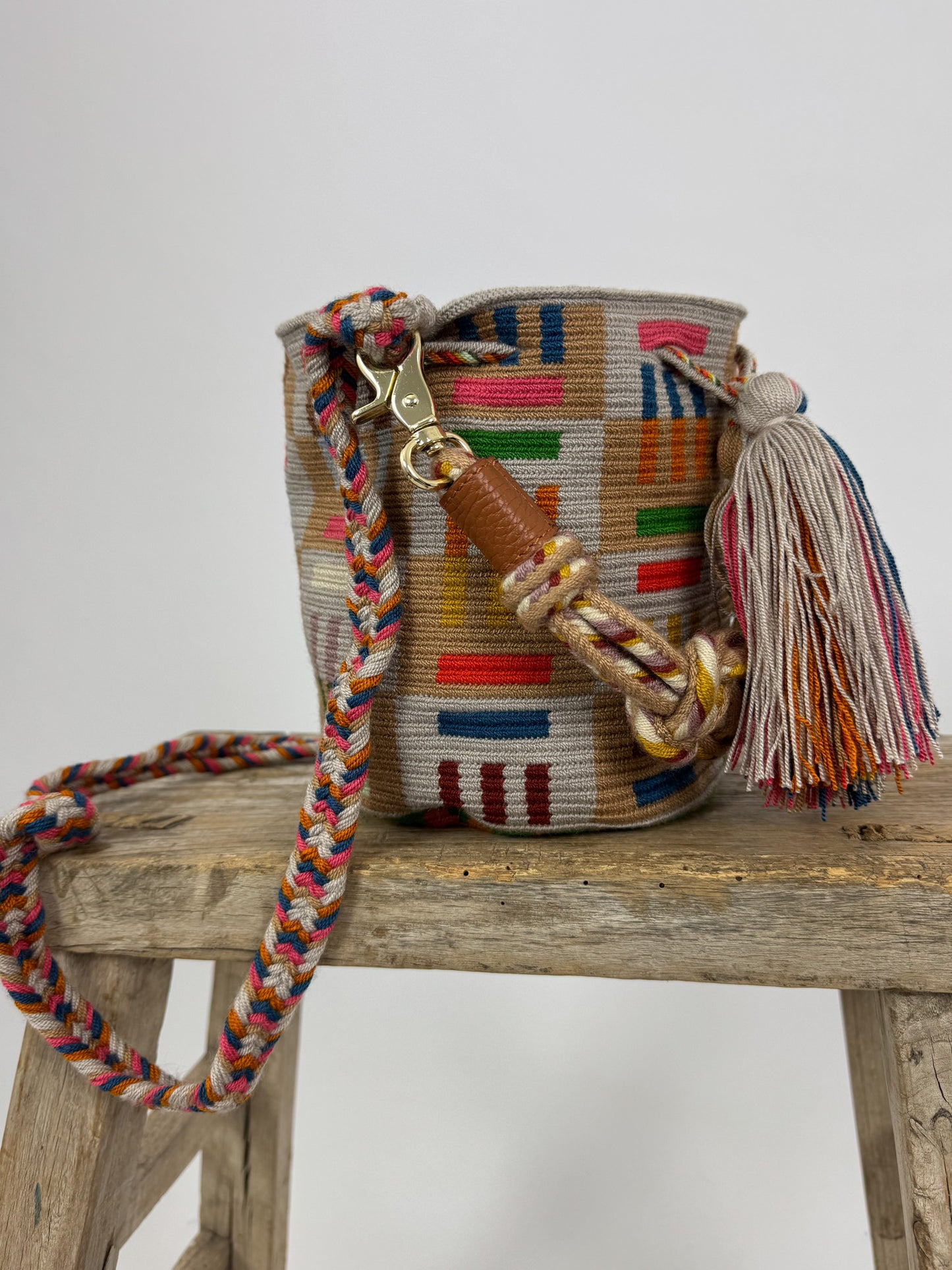 Guanabana Crossbody Bag Beige + Strap