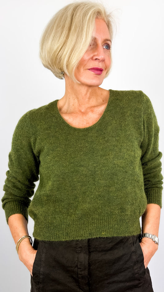 Sibin Linebjerg Eliana Jumper Green