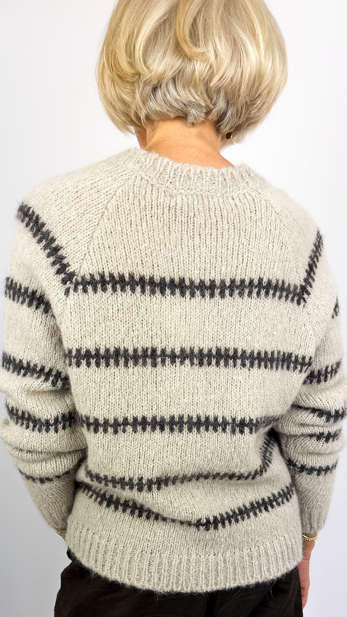 Sibin Linnebjerg Noele Jumper Stone/Anthracite